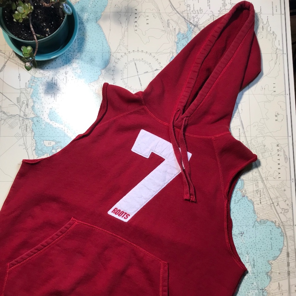 Retro 2003 Roots Cut Off Hoodie #7